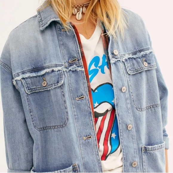 Free People Field Day Denim Jacket - Picture 8 of 8
